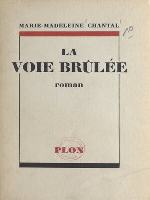 cover image of La voie brûlée